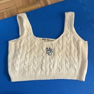Mardi Mercredi knit crop top